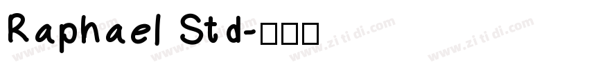 Raphael Std字体转换